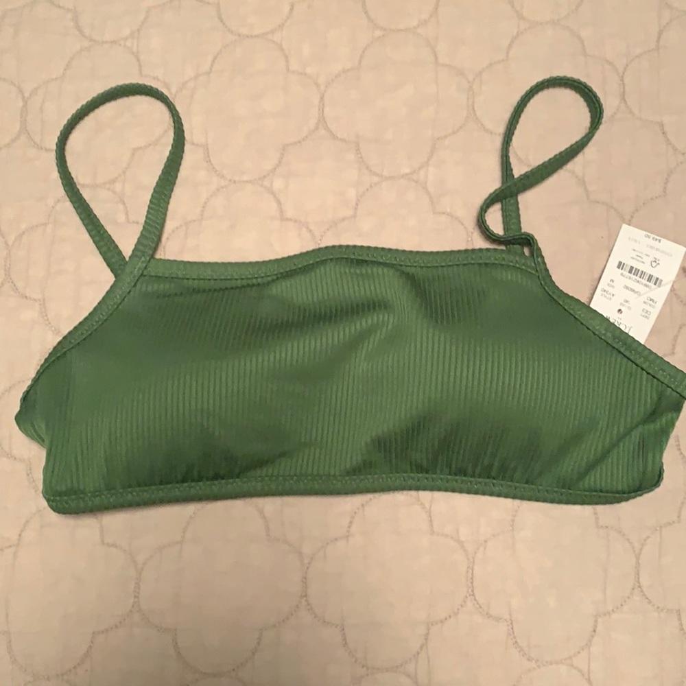 J. Crew ribbed bathing suit top